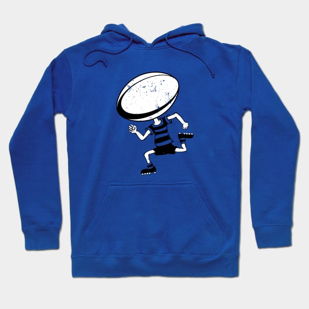 Rugby Boy Hoodie by atomguy